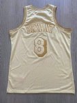 NBA 8 Kobe Bryant Lakers 1996-97 authentique Maillot gold